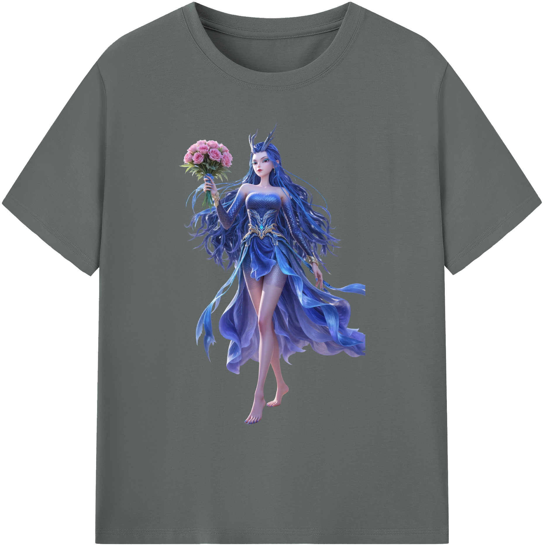 （画像用） Ne Zha 2 ナタ 魔童の大暴れ 綿100％ メンズ半袖Tシャツ｜肌触りやわらか＆通気性